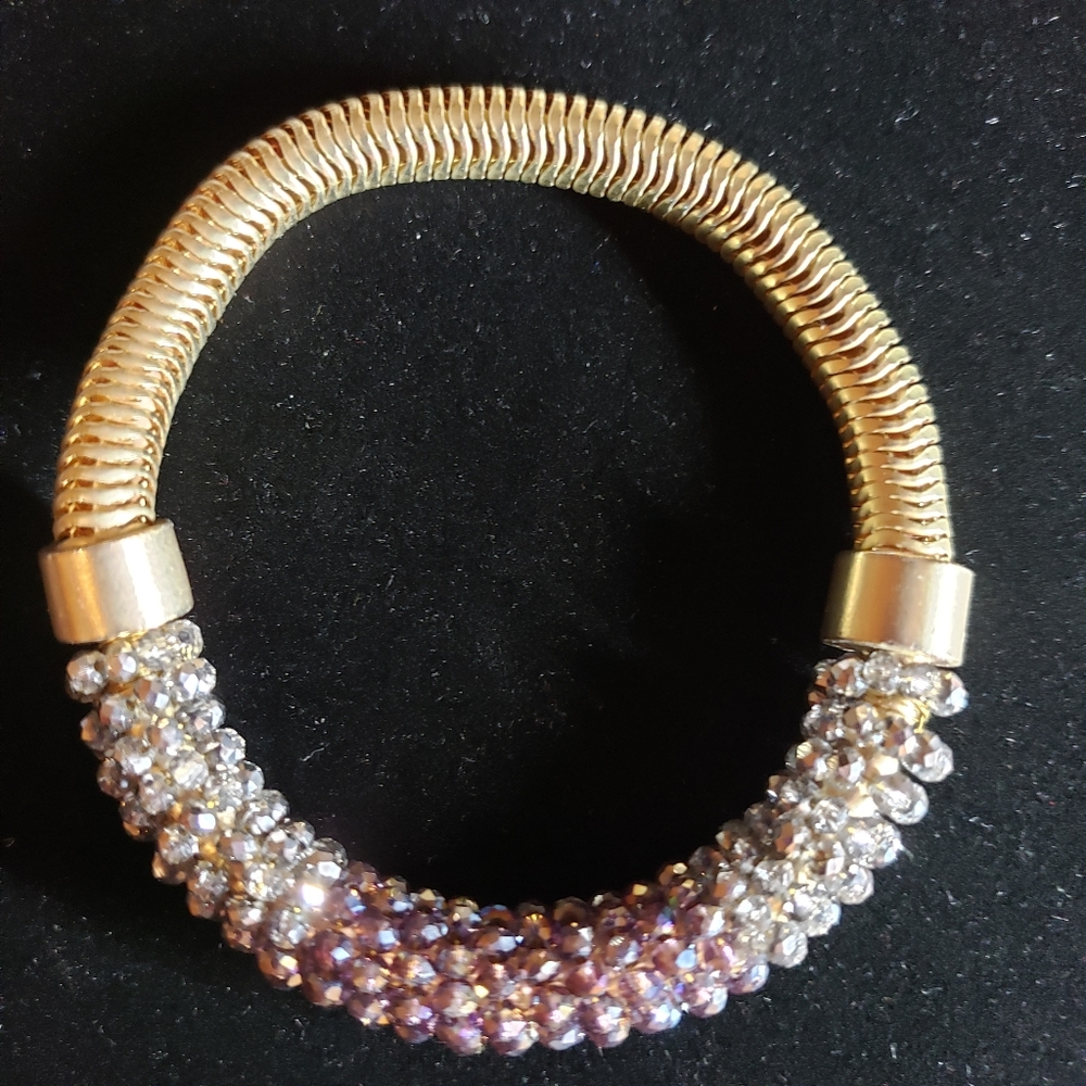 Unique two tone bracelet